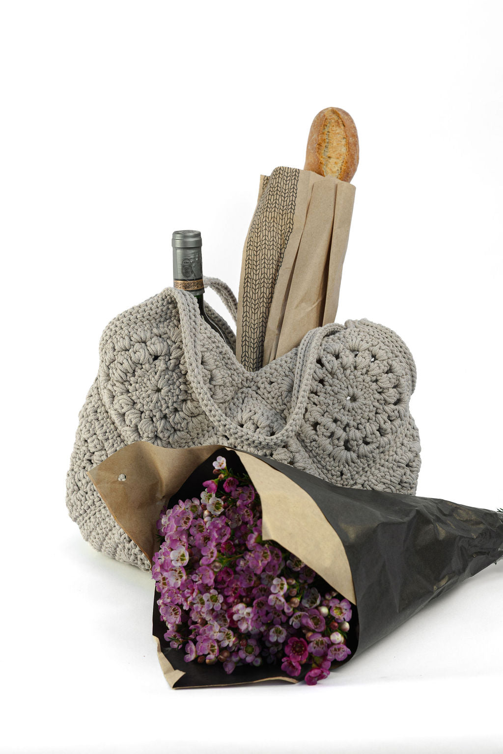 Fig, unstructured style market bag
