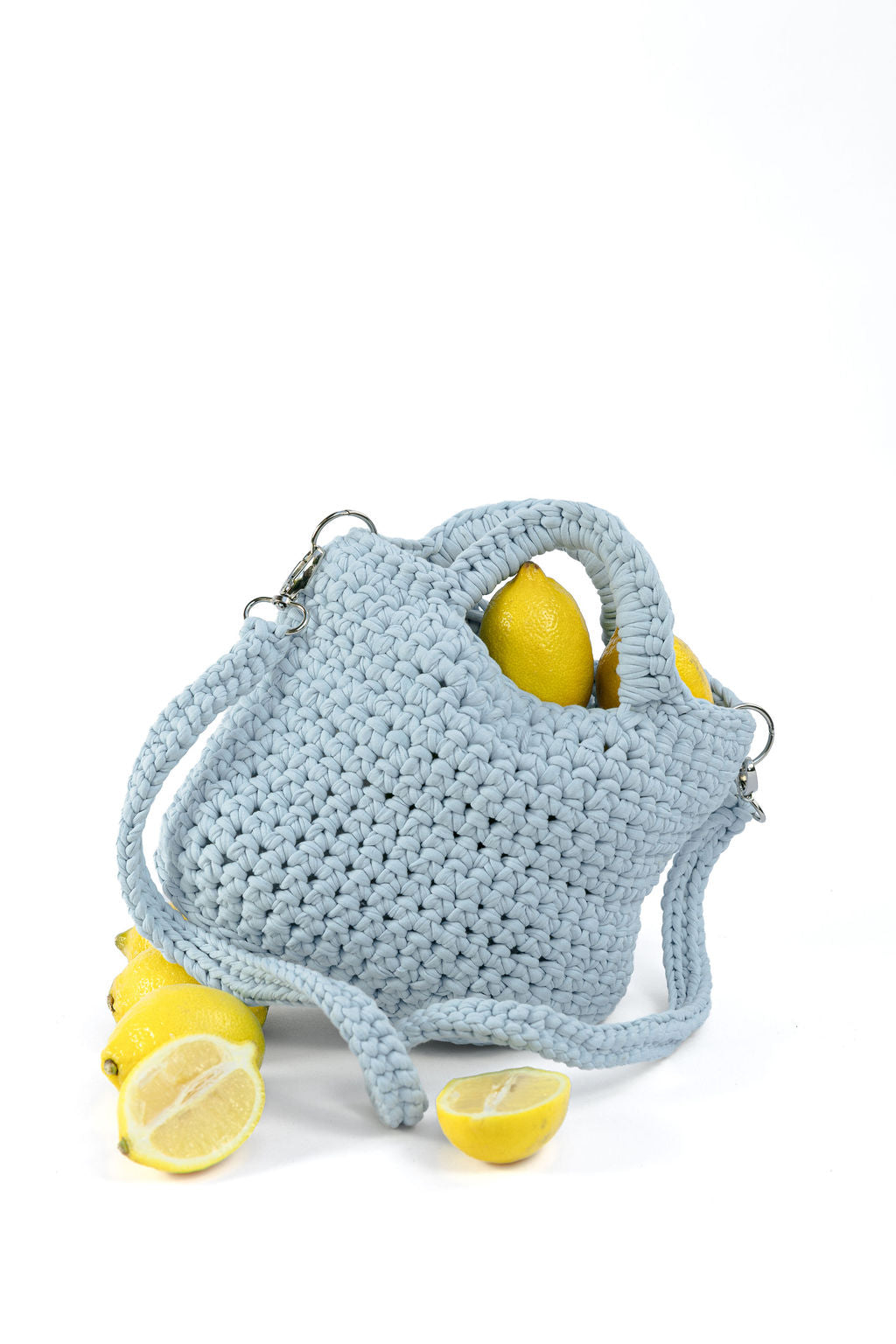 Lemon: Crisp shoulder bag with handles